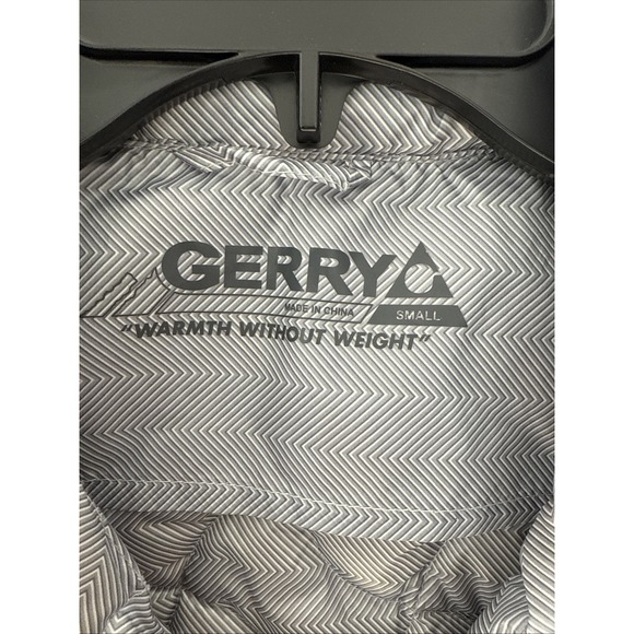 Women's Gerry Packable‎ Goose Down Puffer Vest Small Gray Silver Zip-Up Pockets - Picture 3 of 8